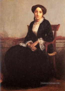Portrait de Genevieve Céline Eldest Dau réalisme William Adolphe Bouguereau Peinture à l'huile